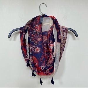 Paisley Tassel Infinity Scarf ✨BUNDLE 2 SCARVES FOR $10✨